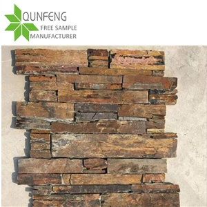 Stone Clad Natural Rusty Slate Wall Veneer Panels
